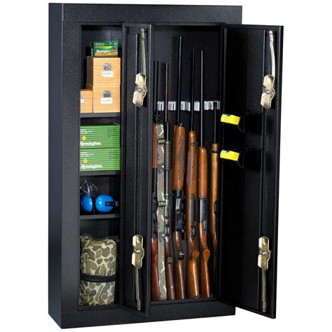 gun cabinet steel|locking gun cabinets for rifles.